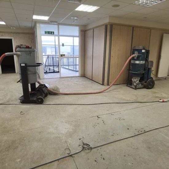 Dust free concrete floor preparation Donegal